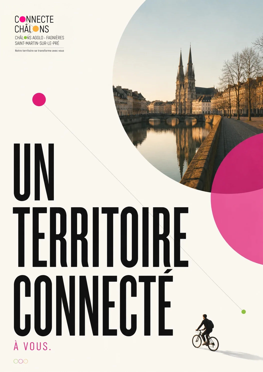 Affiche Connecte Châlons, un territoire connecté à vous