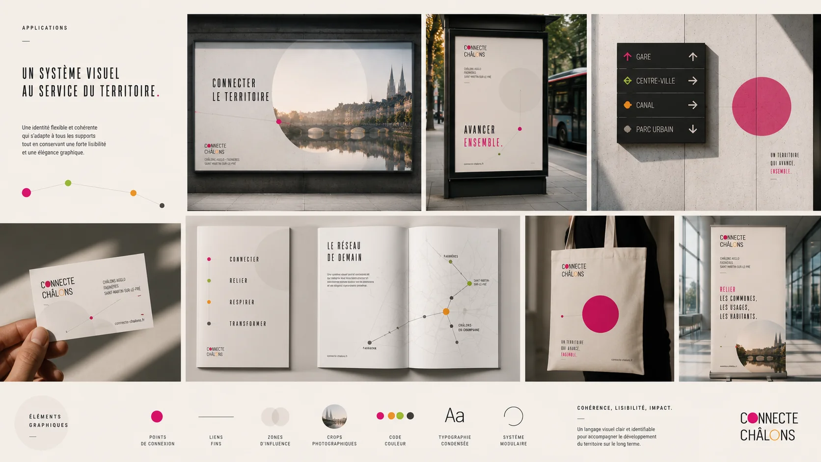 Univers graphique et pictural de Connecte Châlons