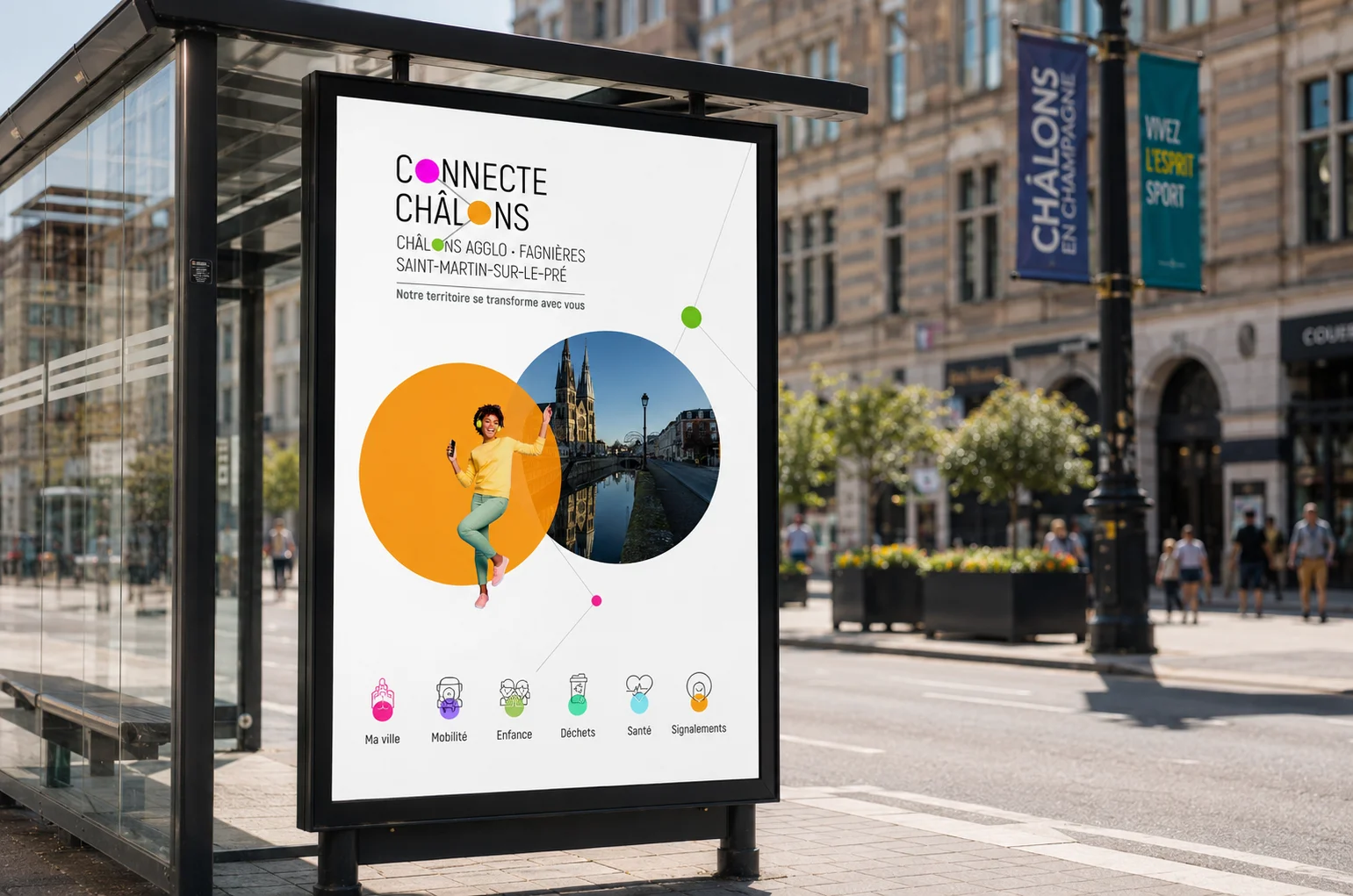 Univers graphique et pictural Connecte Châlons